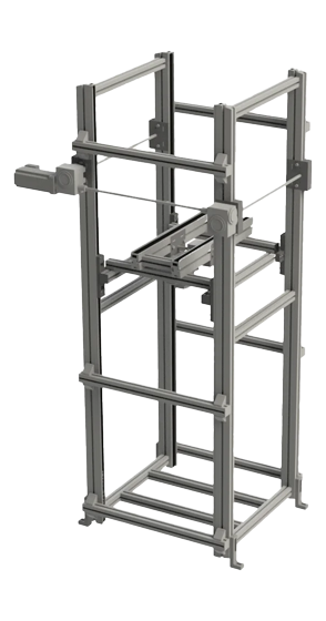 Línea de deslizamiento vertical VTU para transportador